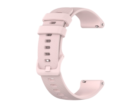 Correa de Silicona 22mm textura de rejilla para Huawei Watch 3/3 Pro/Samsung Amazfit Watch - rosa