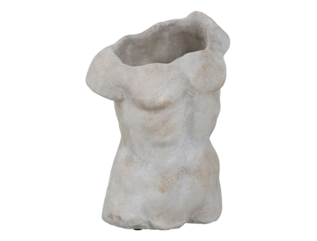 Macetero Gris Cemento Busto 20,5 x 13 x 29 cm