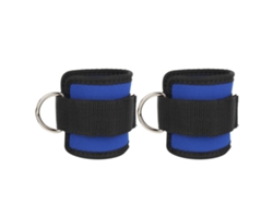 Banda de resistencia para tobillos para entrenamiento y protección de piernas, ejercicios de fitness (azul)
