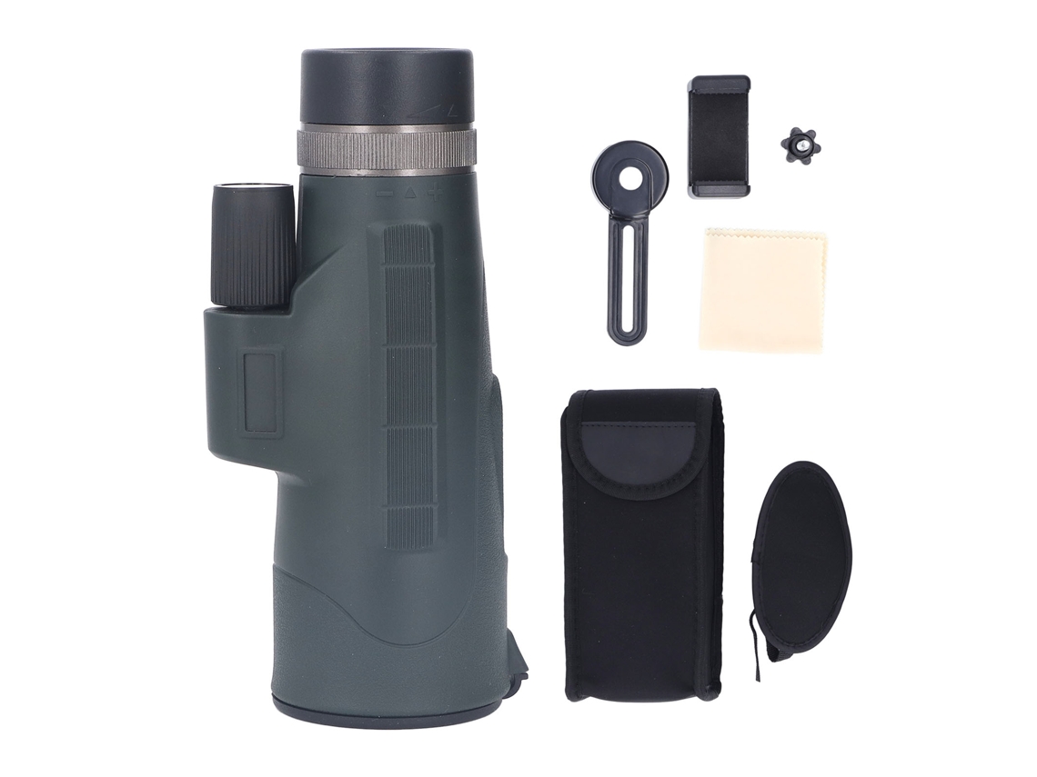 Telescopio Monocular Hd Con Lente Óptica De 50 Mm, Portátil Con Correa Para La Muñeca, Ideal Para La Observación De Aves Y Viajes.