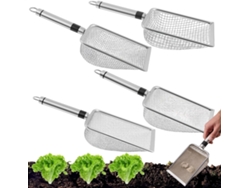 Tamiz De Tierra De Acero Inoxidable Para Jardinería - Con Malla - Hecho De