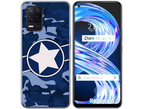 Carcasa Realme 8 5G / Narzo 30 5G TUMUNDOSMARTPHONE Camuflaje 03 Multicolor