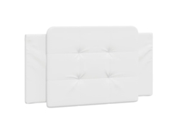 Maison Exclusive - Cojín Para Cabecero Zadar Blanco 100 Cm Piel Sintética