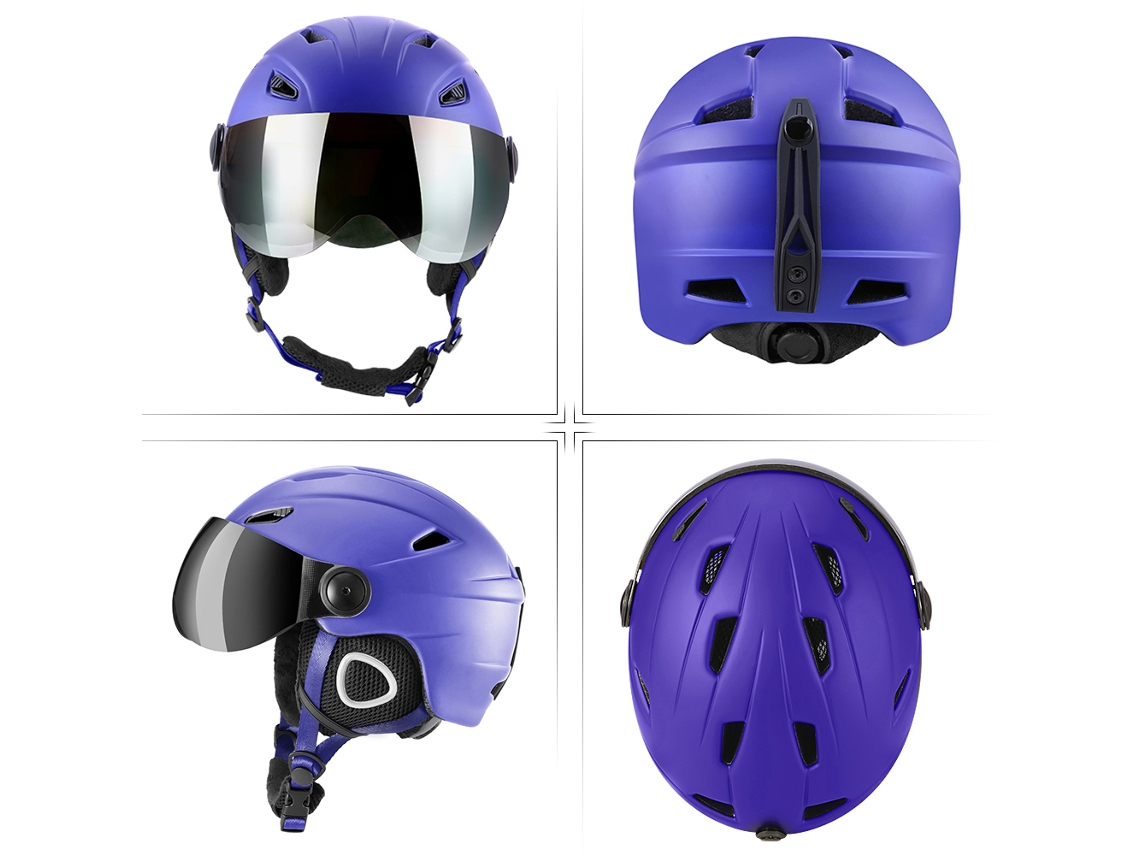 2026-casco De Ski Y Snowboard Certificado Con Orejeras Desmontables Y Gafas Integradas Para Deportes De Nieve Profesionales