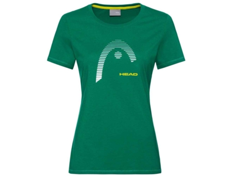 Camiseta de Mujer HEAD RACKET Club Lara Tenis Verde (S)