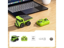 Verdehj2025-3d Rtr 1/64 2.4g Mini Coche Rc Volquete App Ingeniería Escritorio Colección Regalo Niños