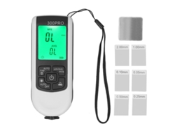 Medidor De Grosor De Pintura Digital 0-2000um Para Vehículos Coating Depth Tester Blanco