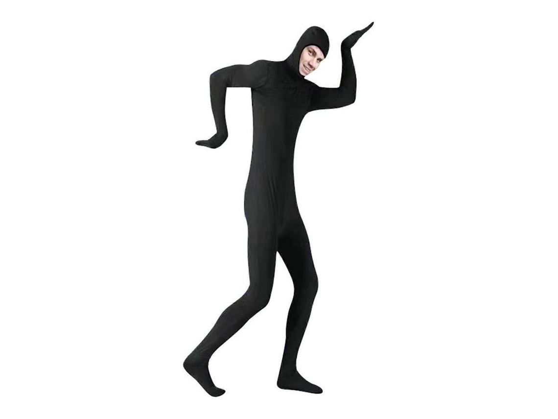Traje Zentai Invisible Morph Spandex Unisex Ajustado Disfraz Cosplay Carnaval Halloween