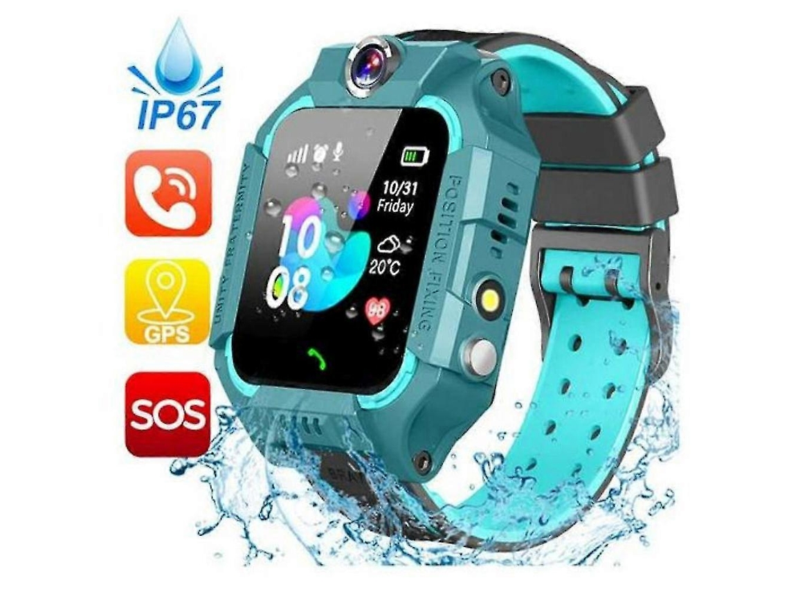 Reloj inteligente Q19 para niños, GPS, Wifi, SOS, llamada de voz, reloj deportivo impermeable para niños y niñas, Ly Ebike