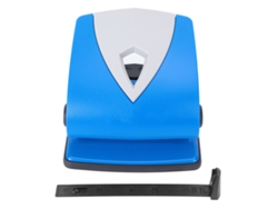 Perforadora De Mano De Plástico Pequeña Y Ajustable Para Papel Y Manualidades - Azul