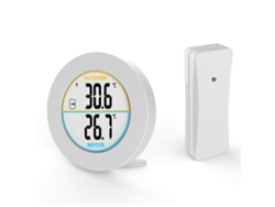 KOFIHETY Termómetro digital inalámbrico para interior y exterior con sensores de sonda, pantalla LCD HD, memoria mín/máx, tendencia, ℃/℉