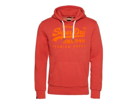 Sweatshirt para Hombre SUPERDRY (L - Rojo)