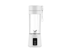 Licuadora Portátil Para Smoothies Y Batidos Vaso Pequeño Para Jugo Eléctrico Licuadora De Cocina Para Usb C Recargable Gusshious Blanco