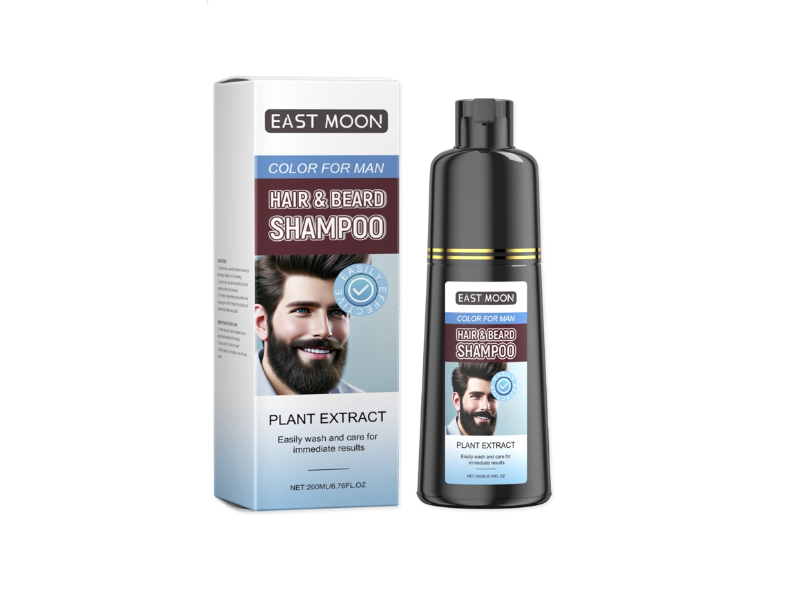 Loción para cabello y barba negros