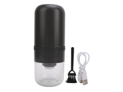 Molinillo De Café Eléctrico Automático Usb Con Cuchilla De Acero Inoxidable Para Uso Doméstico, Negro/gris.