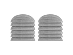 12pcs Mopping Cloths Replacement Parts For Roborock S8 Maxv Ultra / S8 Max Ultra Robot Vacuum Cleaner Mop Pads