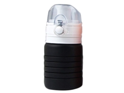 2026da-botella Deportiva Plegable Multifuncional Linjou, Vasos De Agua Telescópico Con Cierre Anti-fugas (negro)