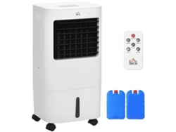 Ar Condicionado Portátil Silencioso Led Controle Remoto 32x37x74 Cm Branco