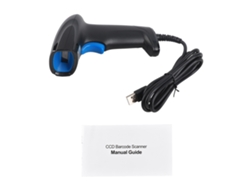 Escáner De Código De Barras Ccd Portátil Con Cable Usb Y Lectura Automática 1d Para Pagos Móviles Y Pantallas De Ordenador.