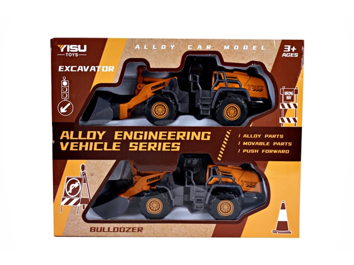 Set De Máquinas De Construcción LPM Bulldozer (Edad Mínima: 3 Años - 22x8x27 cm)