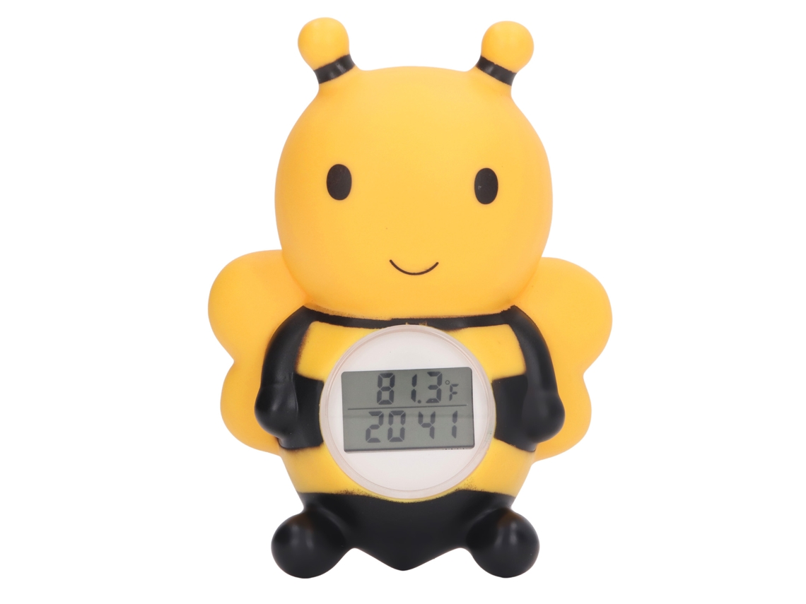 Termômetro De Banho Para Bebê Abelha Com Alarme Tester Temperatura Da Água Seguro 0-60°c