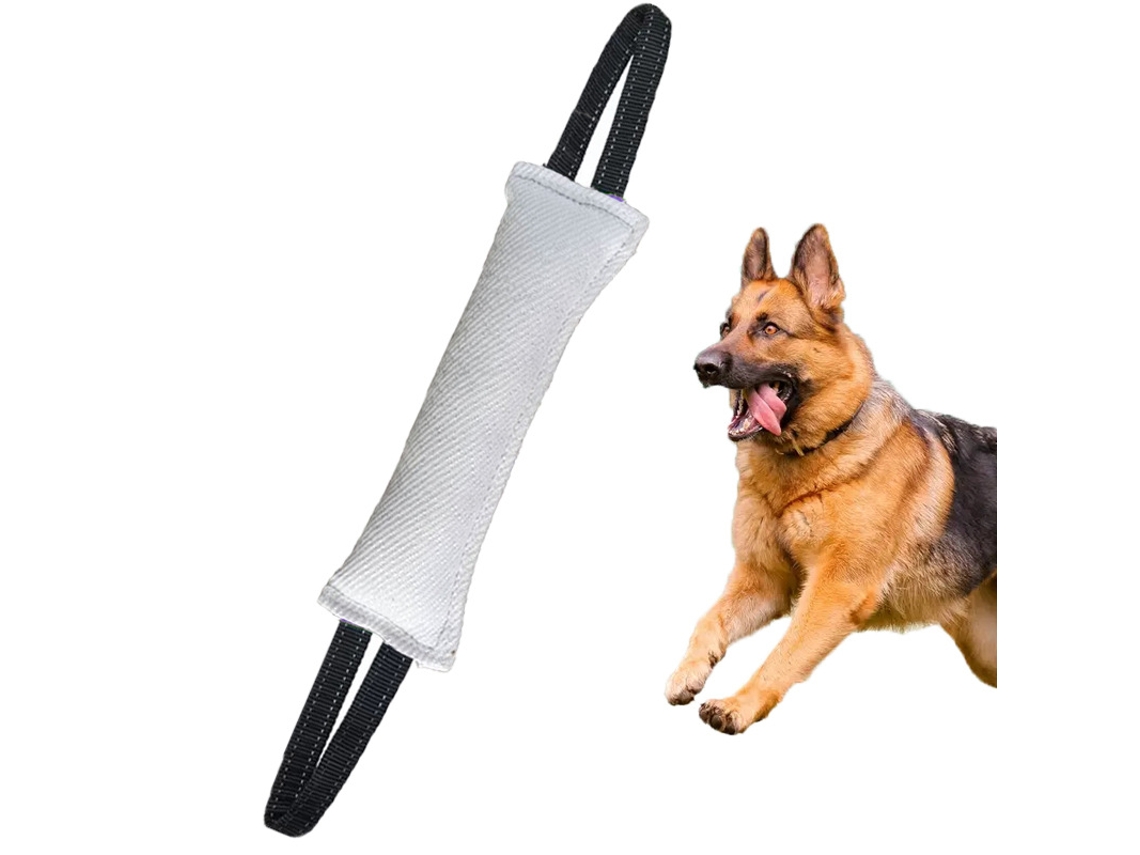 Juguete De Entrenamiento Para Perros, Resistente, Para Cachorros Que Juegan A Tirar De La Cuerda, Alivia El Dolor De La Dentición - Henten Home Blanco