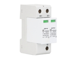 Protector Contra Sobretensiones De Cc De 1000 V Y 40 Ka Para Sistemas Fotovoltaicos, 2 Polos, Color Blanco.