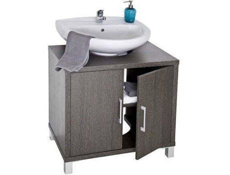 Intradisa Mueble Bajo baño gala 8915 wengue wc topkit aglomerado alta densidad y melamina 67 70 45