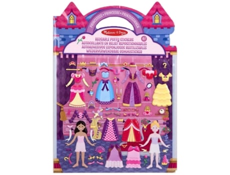 Jogo de Mesa MELISSA & DOUG Puffy Stickers Play Set: Princess (3 Anos)