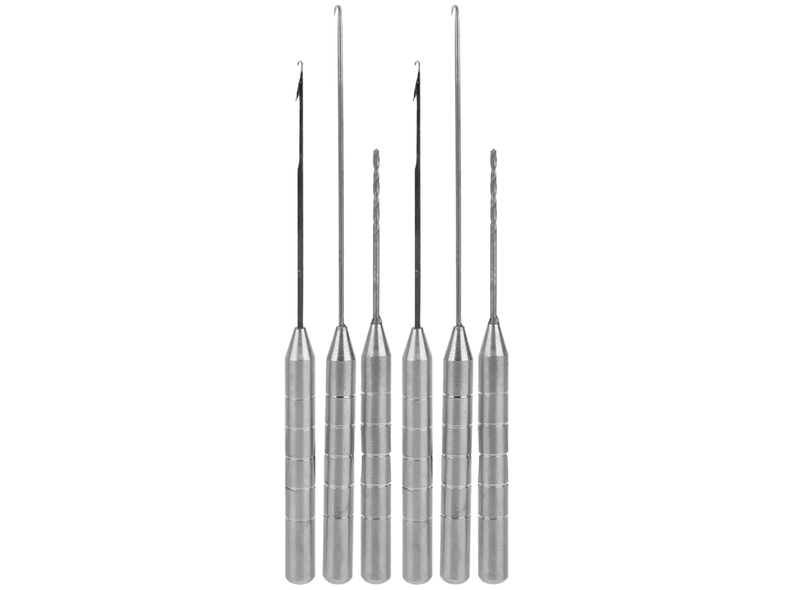 Kit de herramientas de pesca con aguja para cebo de acero inoxidable, 2 juegos