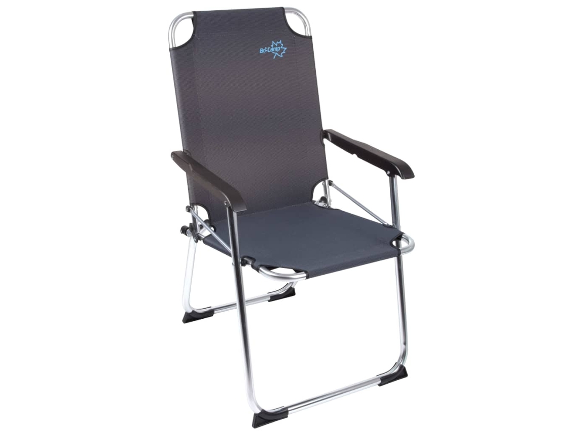 Silla de camping BO-CAMP Negro Poliéster