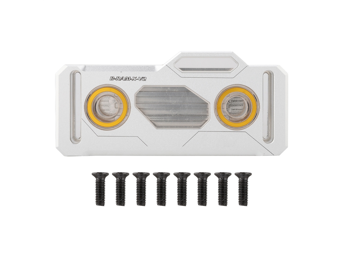KOFIHETY Bloque de Refrigeración Líquida para RAM de CPU B-RAM-X-V2, Soporte de Doble Canal
