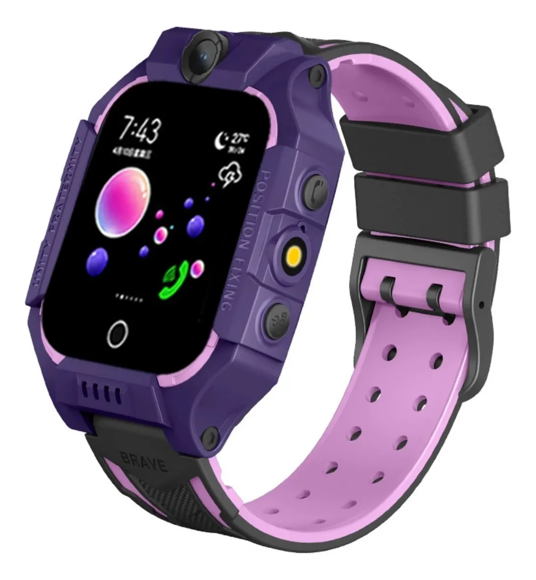 Reloj inteligente Vayotoy para niños con cámara de advertencia