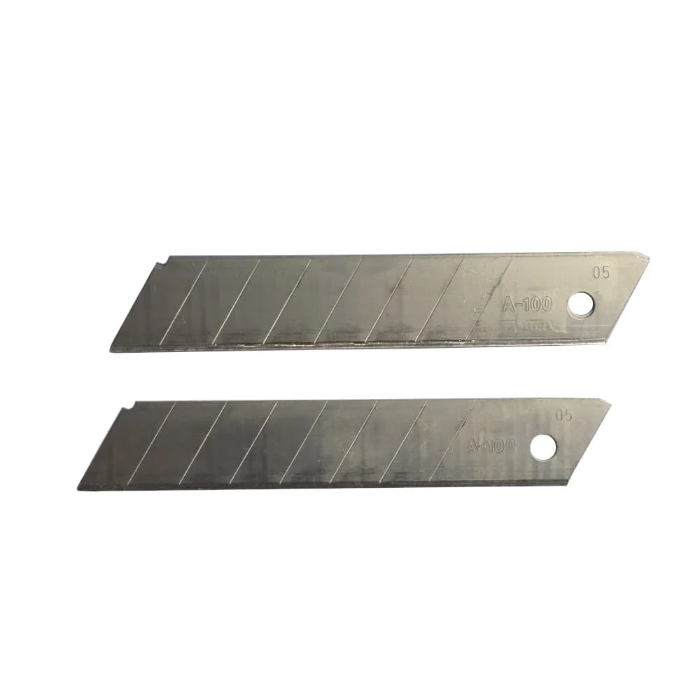 Cuchillas Cutter 18mm Set De 10 Hojas Repuesto, Acero Trozable