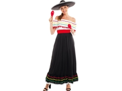 Disfraz de Mujer PARTILANDIA belleza mexicana con falda (Tam.: M)
