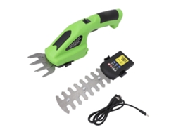 Tijeras de césped y cortasetos inalámbricas 2 en 1, batería de litio de 1300 mAh, cortadora eléctrica portátil para jardín y patio.