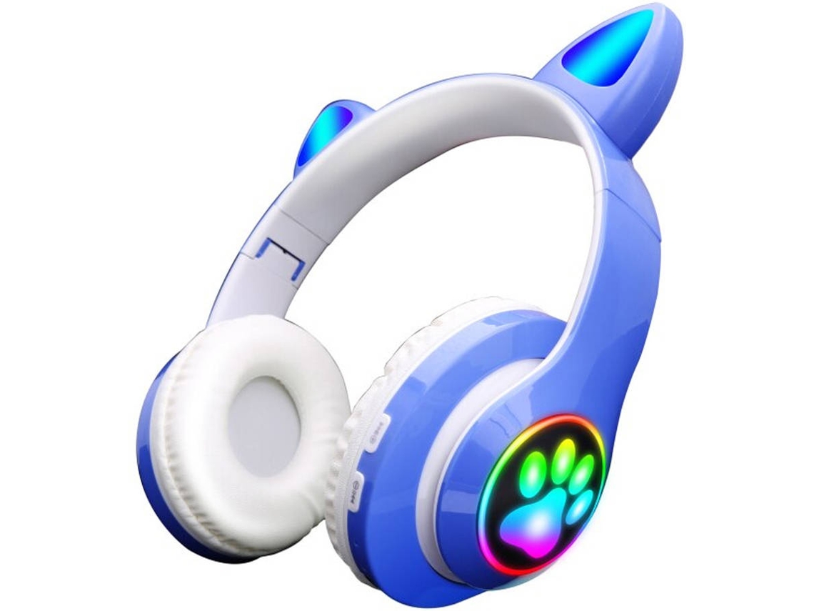Auriculares Bluetooth KLACK AURVZV23MAZUL (Over Ear - Micrófono - Noise Canceling - Azul)