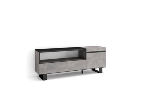 Mueble TV Televisión 150x57x35cm Para TV hasta 65 Diseño industrial Cemento