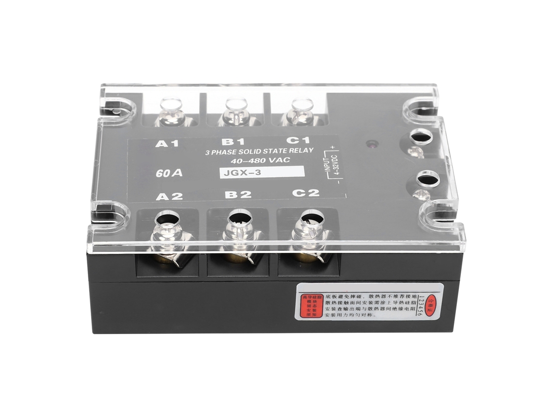 Relé De Estado Sólido Trifásico Ssr Para Control De Baja Y Media Tensión 40-480 Vca Jgx3 (4860z)