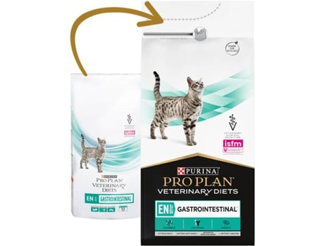 Pienso para Gatos PURINA Pro Plan Vet Diets EN ST/OX Gastrointestinal (1.5Kg - Húmedo - Adulto)
