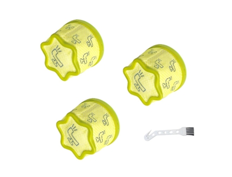 3pcs filtro de filtro de vácuo para lg a9 aspirador de pó a958ka a958sa