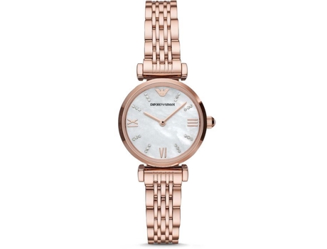 Reloj EMPORIO ARMANI Mujer Cuarzo Analógico Correa de Acero Inoxidable Ip-Rosé Ar11316