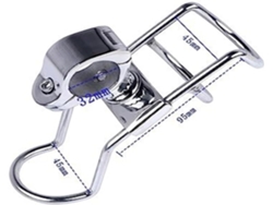 Soporte marino Canne, Douille en acero inoxidable 316 para yates y embarcaciones SFUSHOS