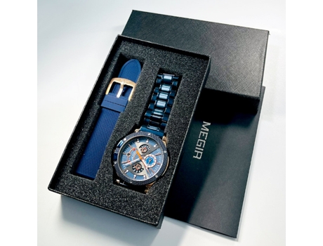 Smartwatch NANA Hombre 2216G Acero Inoxidable Silicona Azul 1