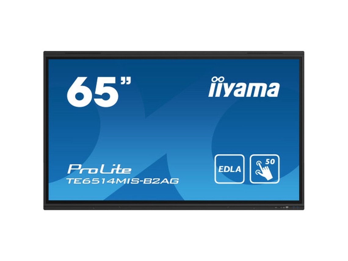 Monitor Videowall IIYAMA PROLITE TE6514MIS-B2AG (Negro - 65" - LCD - 4K Ultra HD - 6,5 ms)