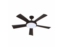 Ventilador de Techo FARELEK Wallis Negro 38 W