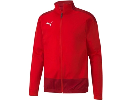 Chaqueta PUMA Teamgoal Poly (Rojo y Rojo - S)