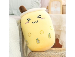 2026-muñeco De Peluche De Té Burbuja Con Cara Sonriente 24/35/50/70cm Para Decoración Y Regalo