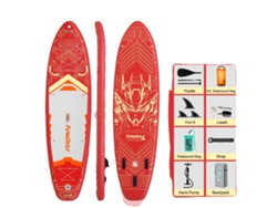 Tabla de paddle surf hinchable con superficie antideslizante, alta capacidad de carga, Supfw39a, Supfw50c (350x90x15cm) OEM (385x85x15cm)