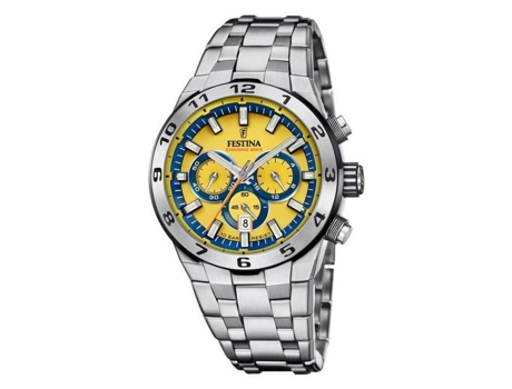 Reloj FESTINA Chrono Bike Amarillo para Hombre con Correa de Acero F20670/4